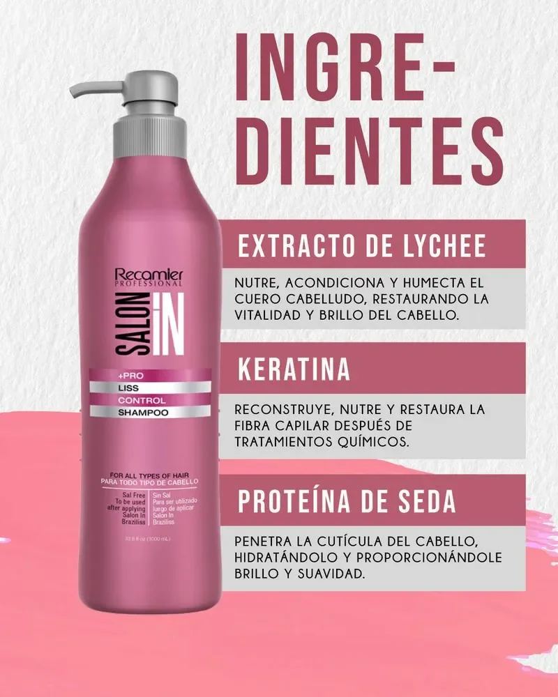 SHAMPOO LISS CONTROL SALON IN X 1000ML