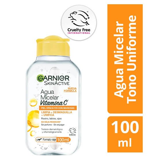 AGUA MICELAR VITAMINA C GARNIER SKINACTIVE X 100 ML