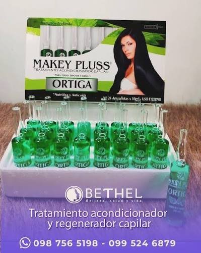 MAKEY PLUSS AMPOLLA CAPILAR DE ORTIGA 24 X 10 ML