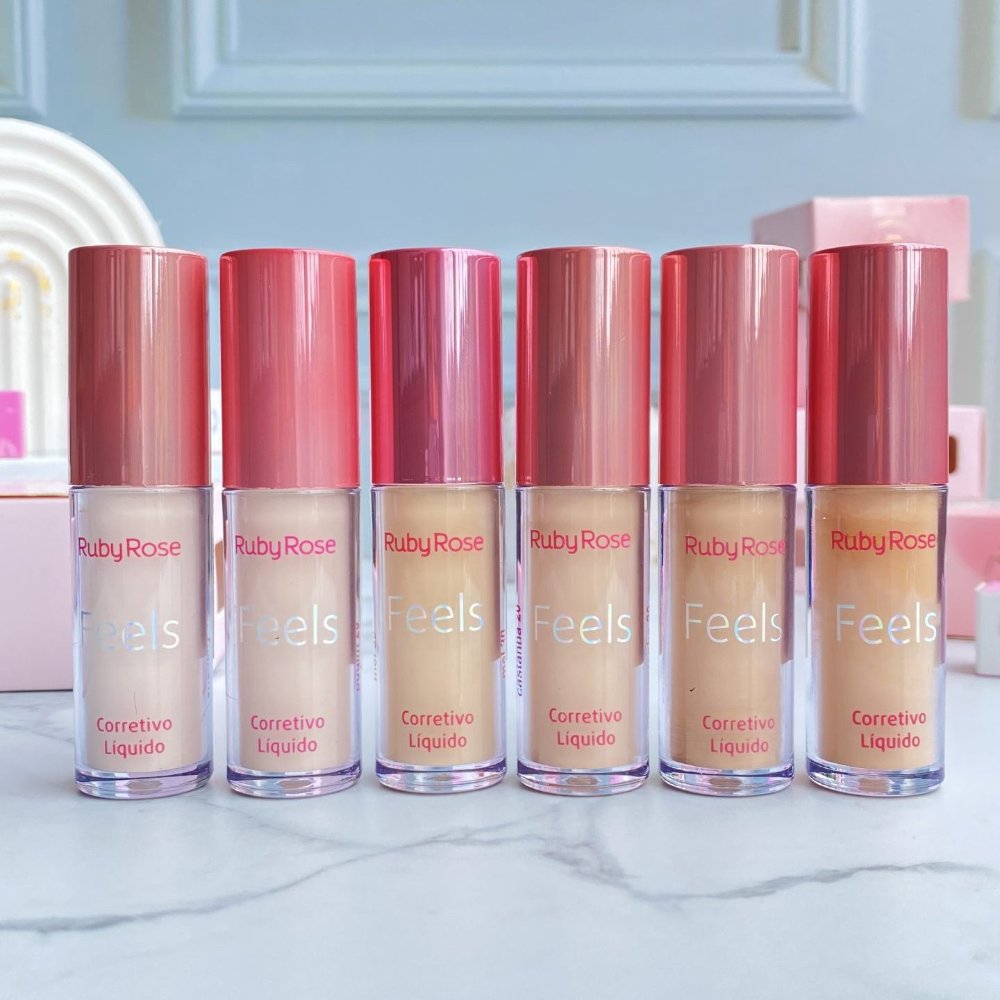 CORRECTOR LÍQUIDO FEELS RUBY ROSE 6.6 ML