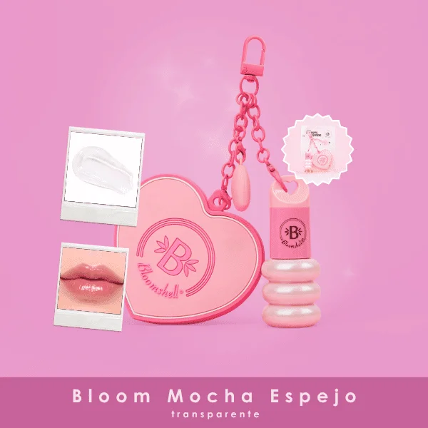 GLOSS BLOOM MOCHA ESPEJO BLOOMSHELL TRANSPARENTE (1 U)