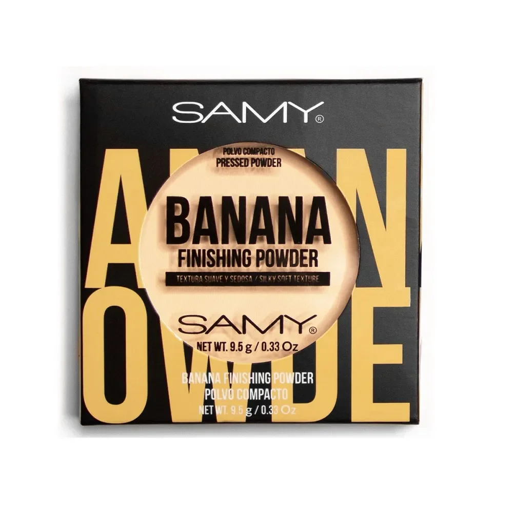 POLVO COMPACTO MATIFICANTE SAMY BANANA FINISHING POWDER.