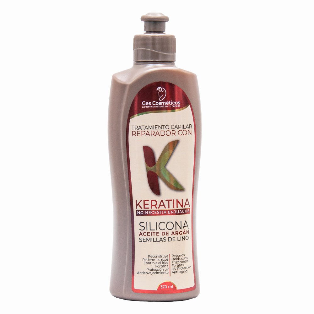 TRATAMIENTO CAPILAR KERATINA SILICONA GES X 370ML