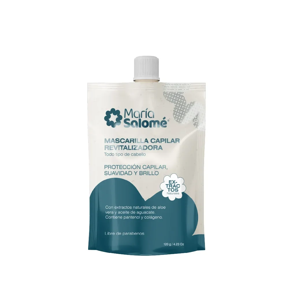 MARÍA SALOMÉ MASCARILLA CAPILAR REVITALIZADORA 120 G 1 UNIDAD