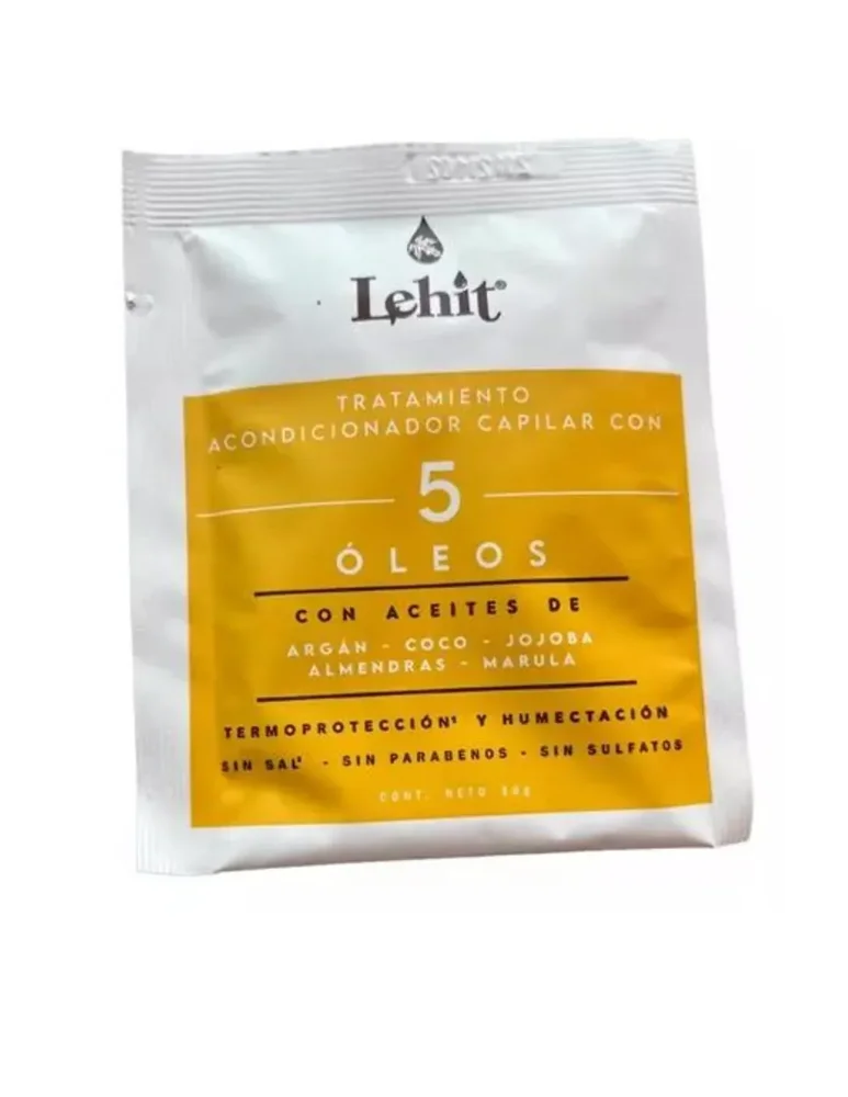 LEHIT TRATAMIENTO ACONDICIONADOR CAPILAR CON 5 ÓLEOS 30 G