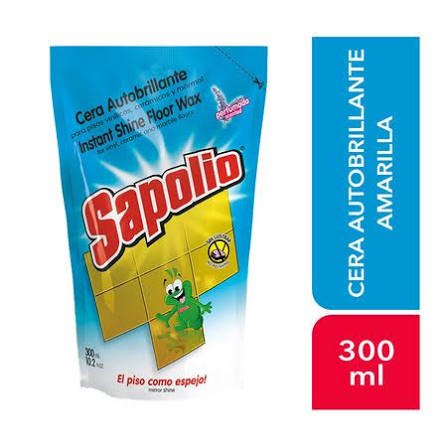 Cera autobrillante sapolio líquida amarilla