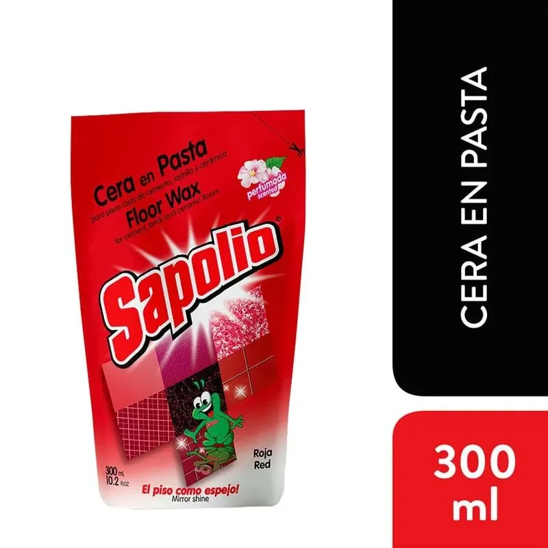 Cera pasta roja sapolio