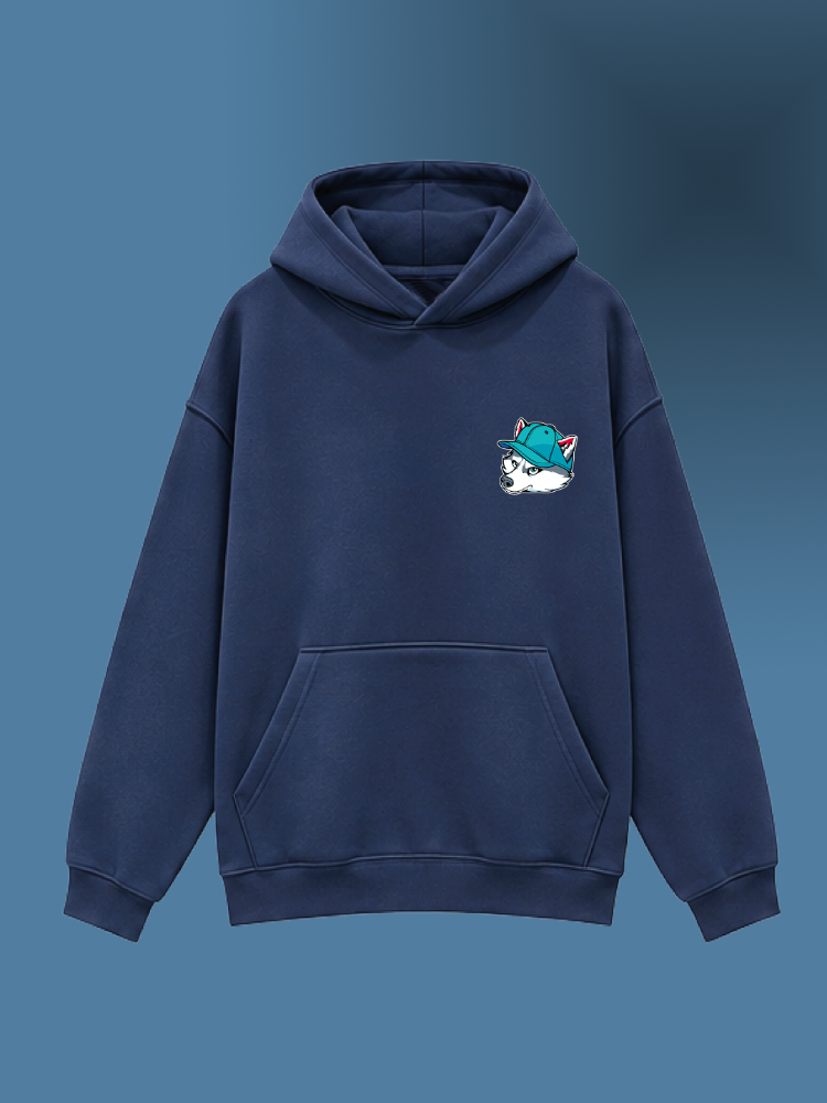 Hoodie Básica Azul