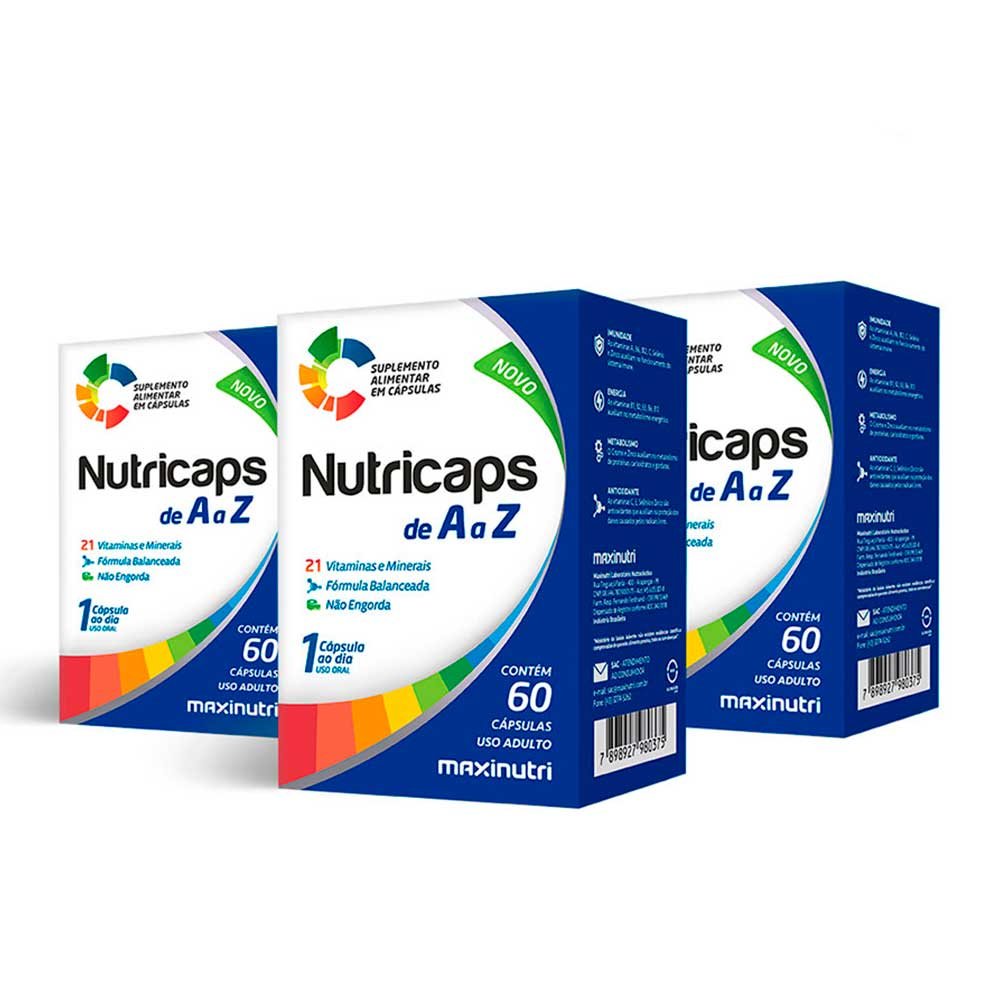 Nutricaps de la A-Z 60 caps Maxinutri
