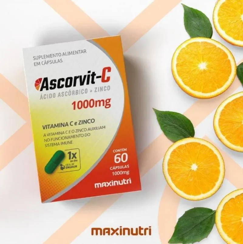 Ascorvit-C (Vit+Zinc) 1000mg Maxinutri