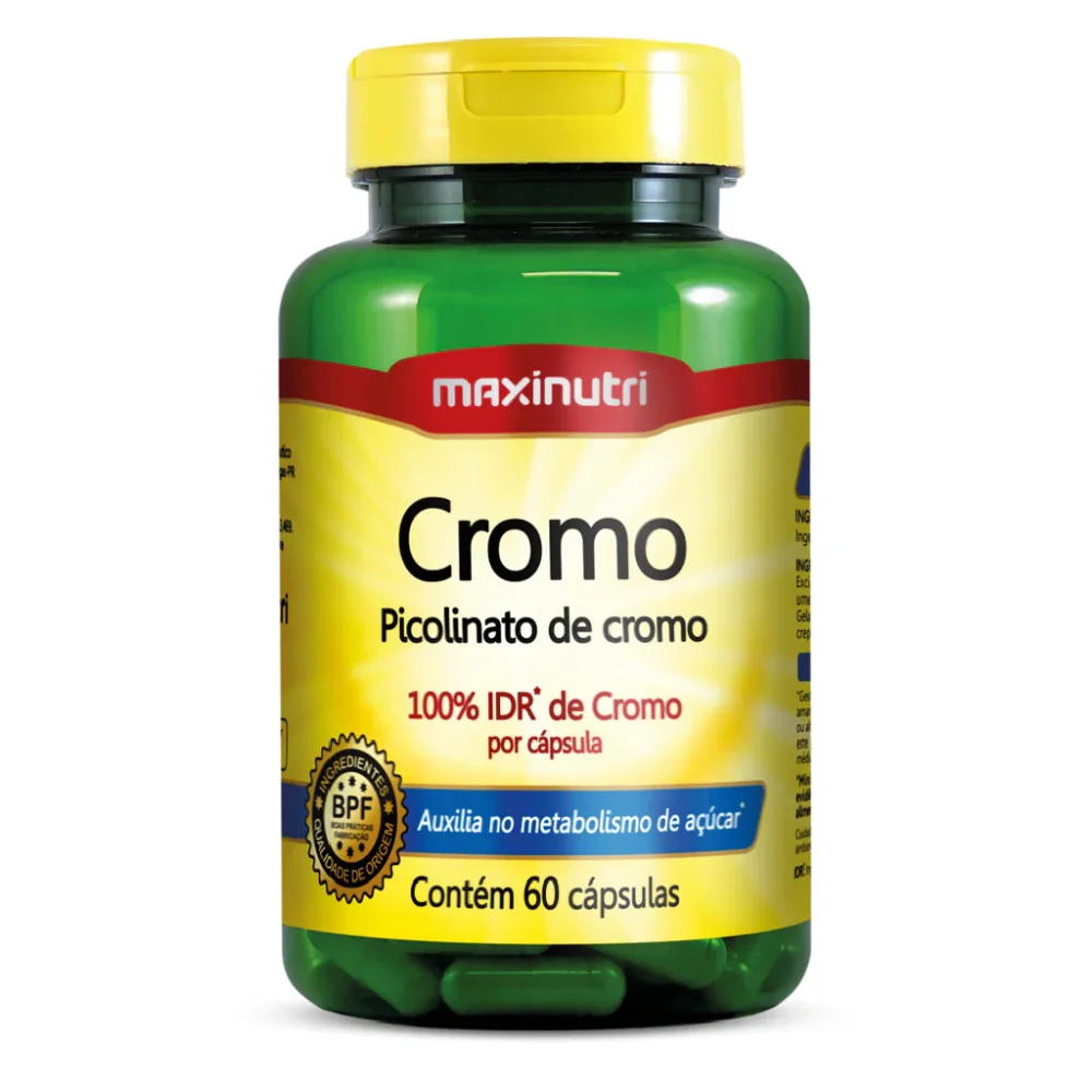 Picolinato de Cromo x60 caps Maxinutri