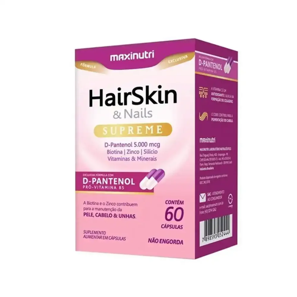 Hair Skin Nails 60 caps Maxinutri