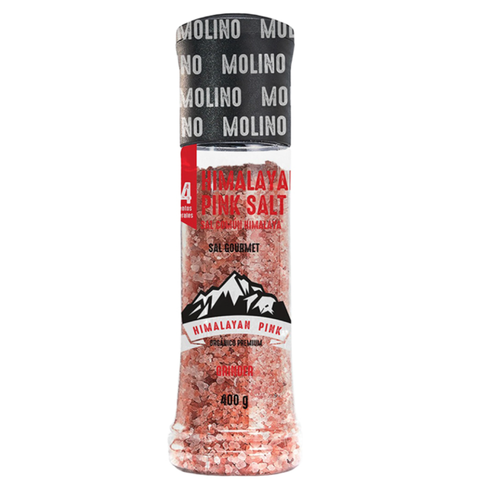 Himalayan Pink Salt Sal Gourmet Molino 400 g