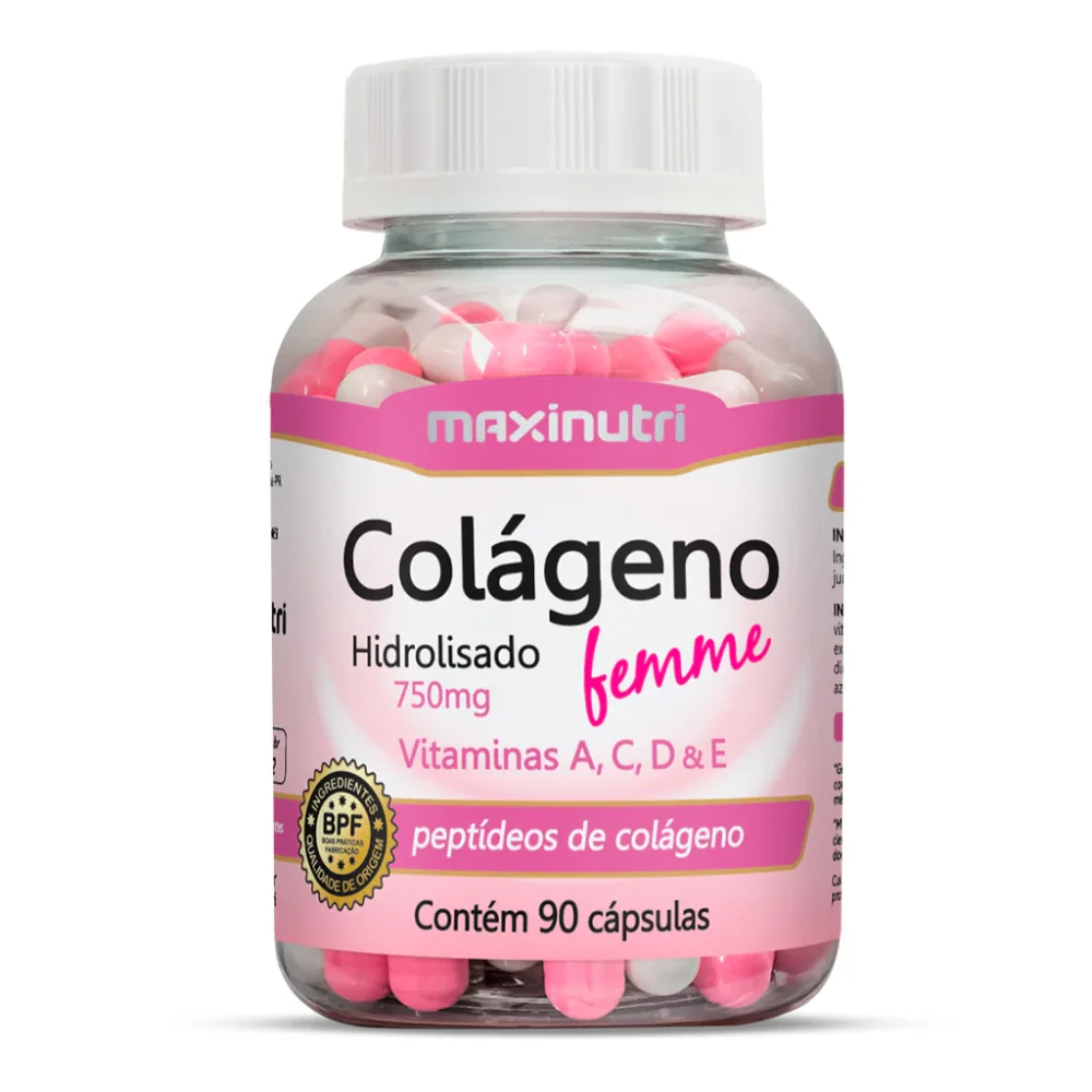 Colágeno H Femm 90 caps Maxinutri
