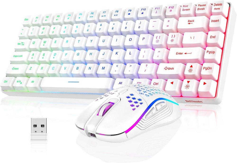 REDTHUNDER Teclado y Ratón 75%