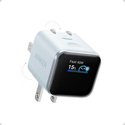 Anker Cargador de pantalla inteligente 45W (Azul)