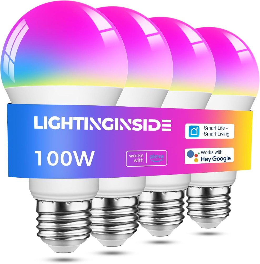 Bombillas inteligentes de 100W equivalentes