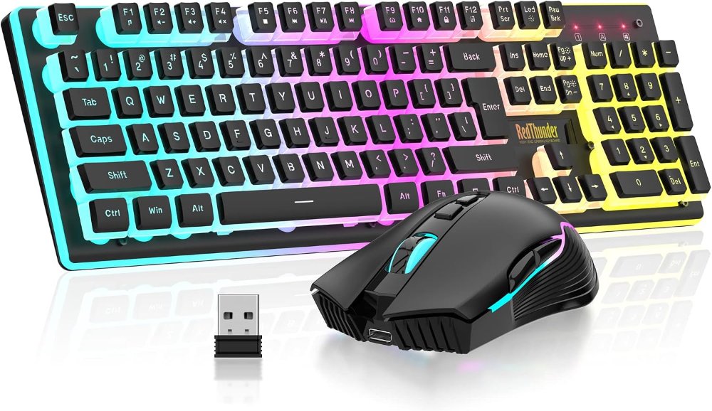 REDTHUNDER Teclado y Ratón 100%