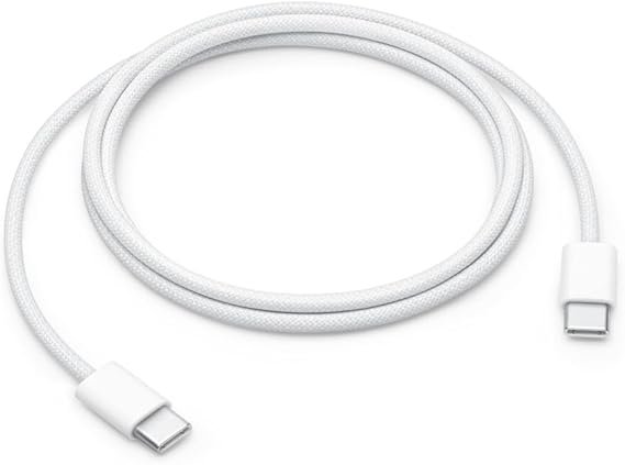 Apple Cable de carga tejido USB-C a USB-C de 60 W 1metro