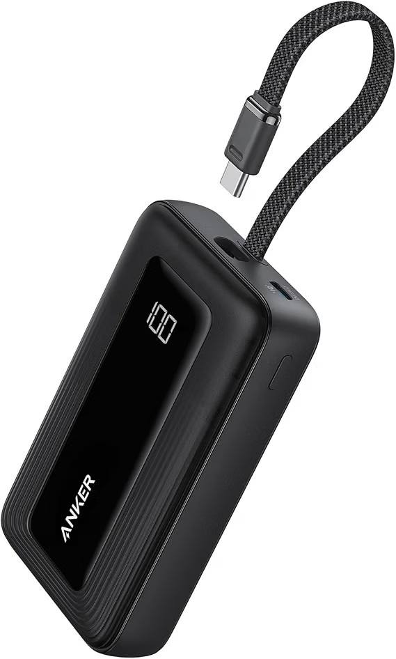 Anker Zolo Power Bank, cargador portátil de 10,000 mAh 30 W con USB-C