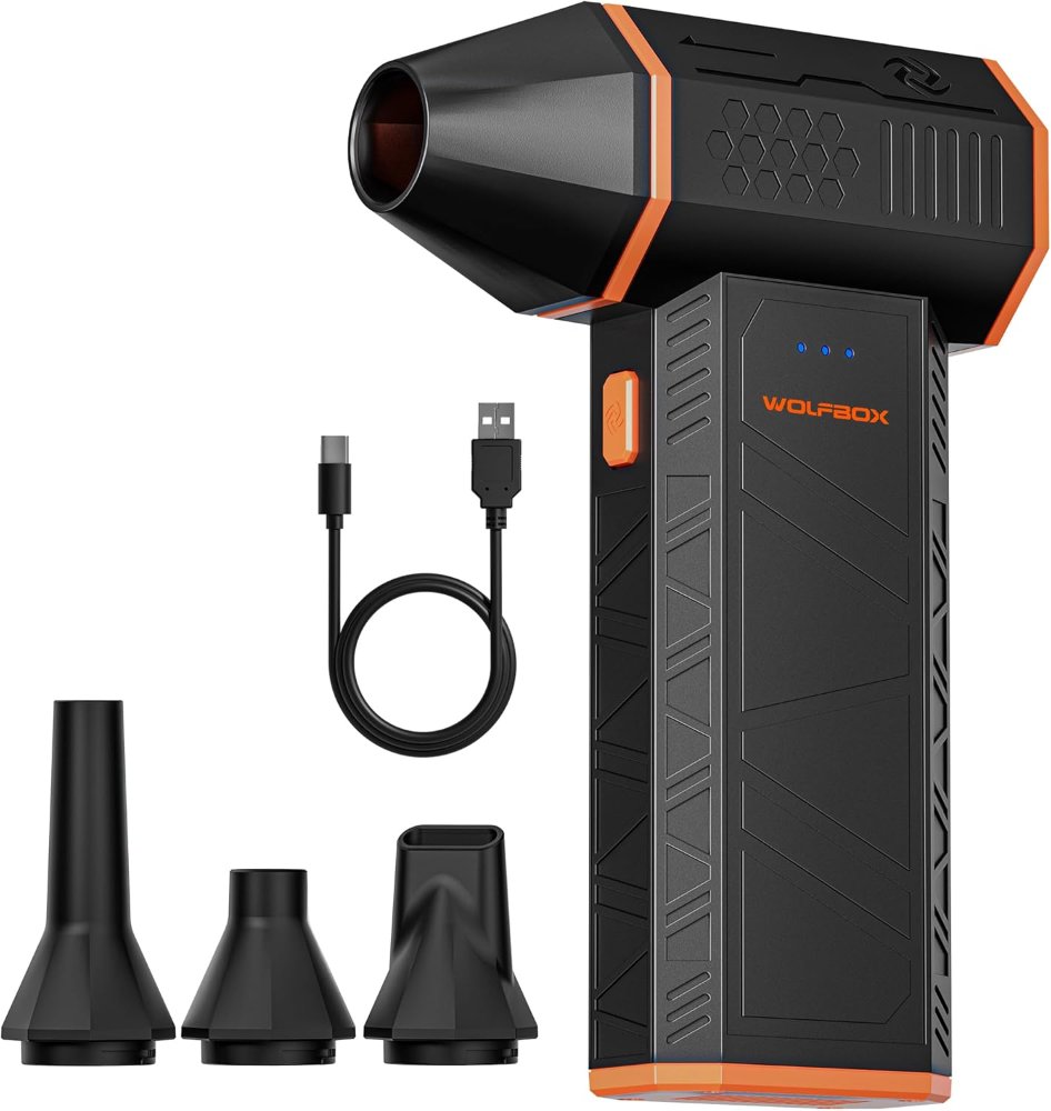 WOLFBOX MF50 Plumero de aire comprimido
