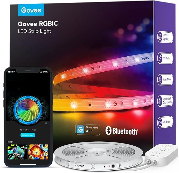 Tira de luces LED RGBIC 10 metros (Govee)