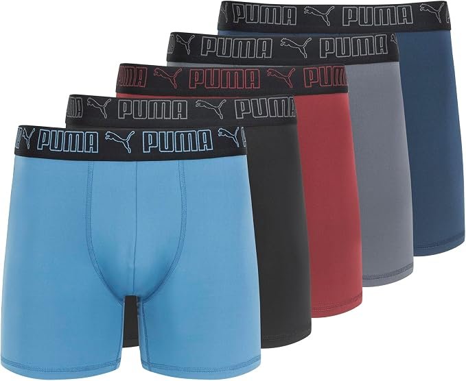 PUMA Paquete de 5 calzoncillos tipo bóxer
