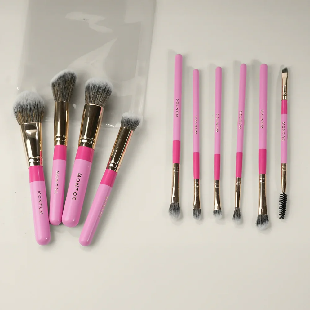 Kit Brochas de maquillaje Fluffy x10