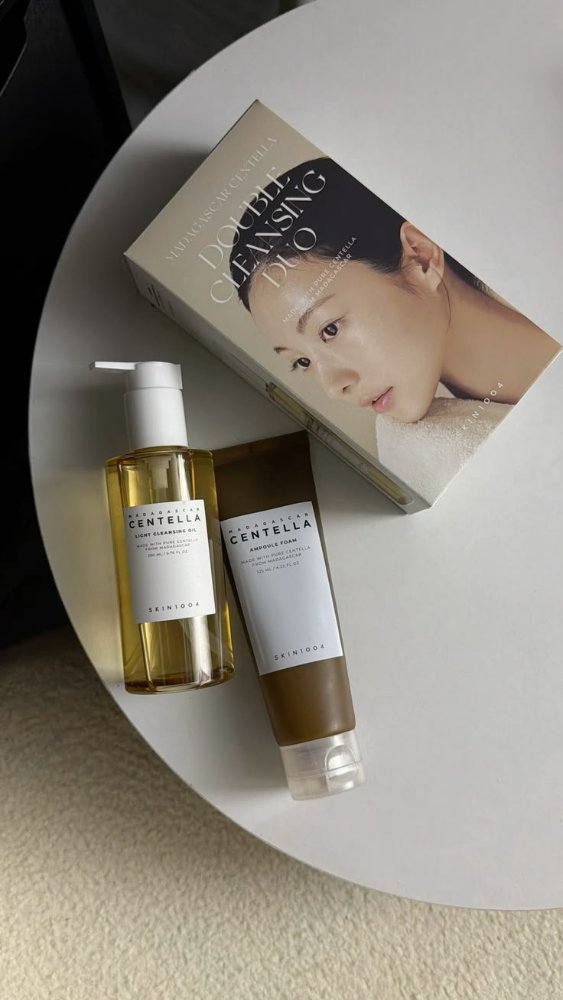 Doble limpieza skin 1004 aceite y jabon