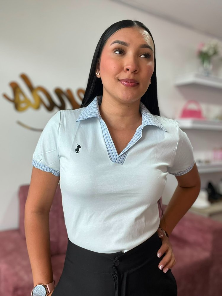 Polo Azul bebe