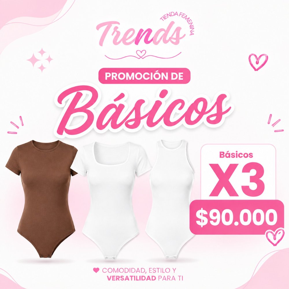 BASICOS PROMOCION X 3
