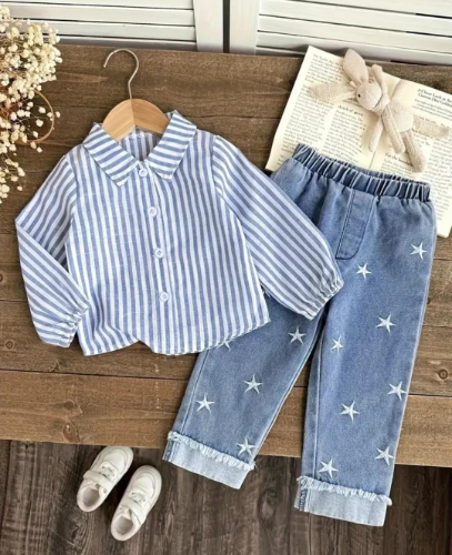 CJ JEAN  ESTRELLAS BLUSA RAYAS