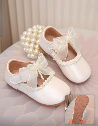 BALETAS PRINCESA PERLAS BEIGE