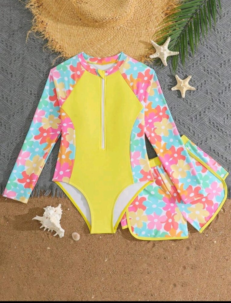 VESTIDO DE BAÑO FLORAL ENCANTADO
