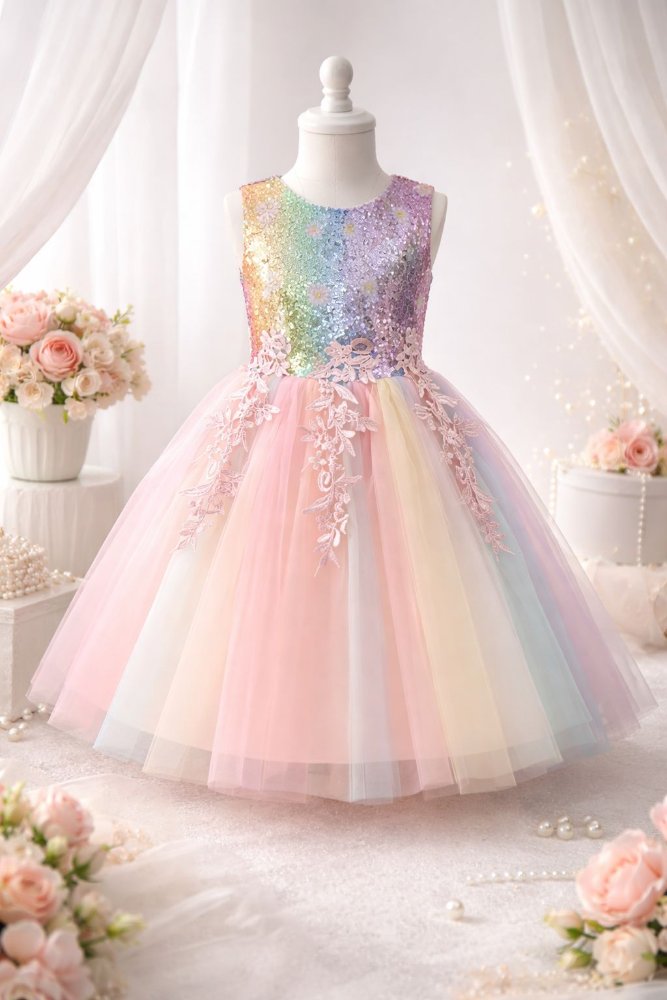 Vestido princesa encantada lentejuelas