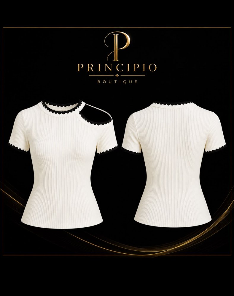 Blusa de color blanco Talla M