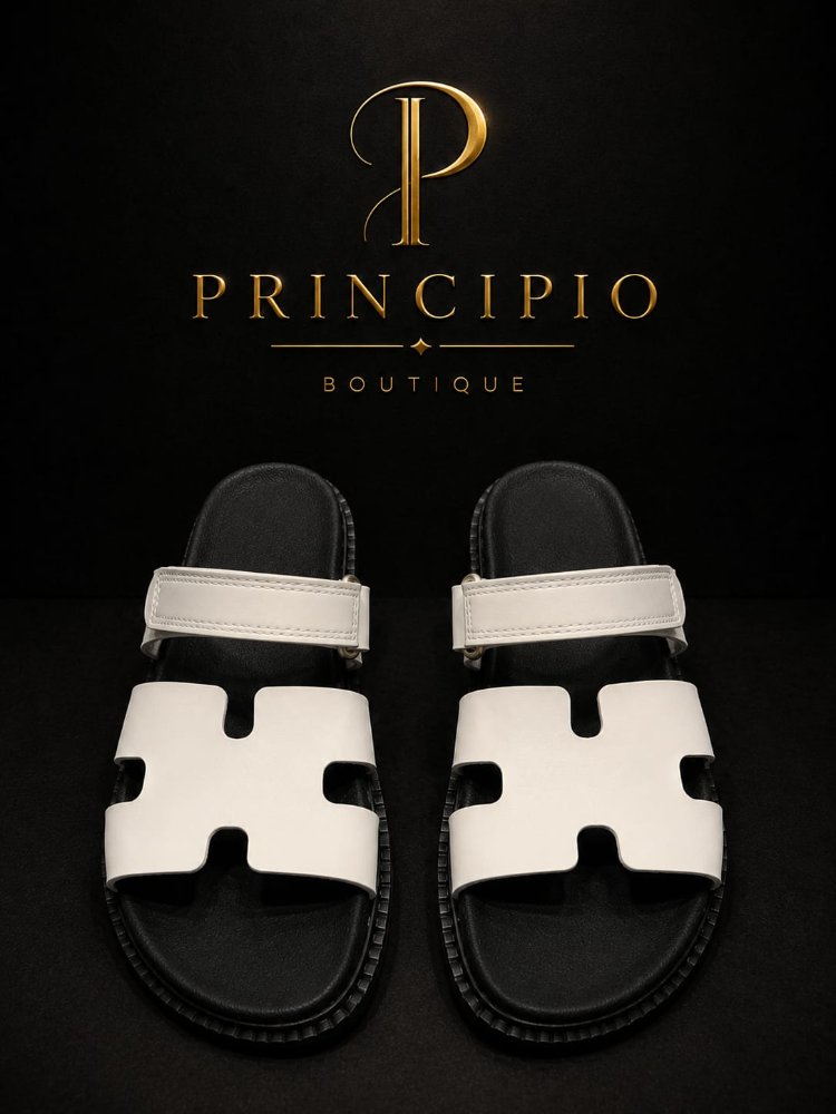 Sandalias de niña con diseño H tallablanca  34