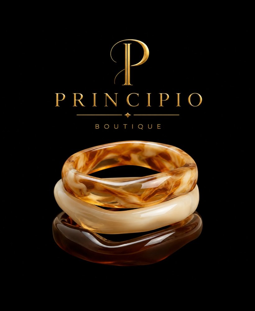 3 piezas brazalete acrílico