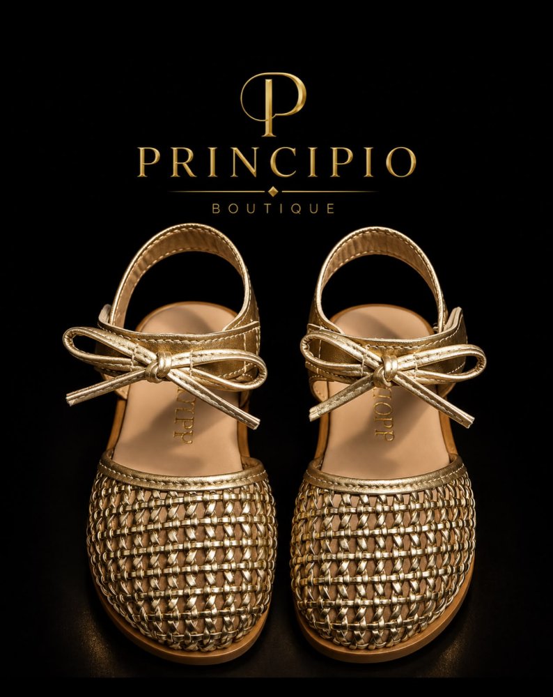 sandalias de niña de lazo talla 35