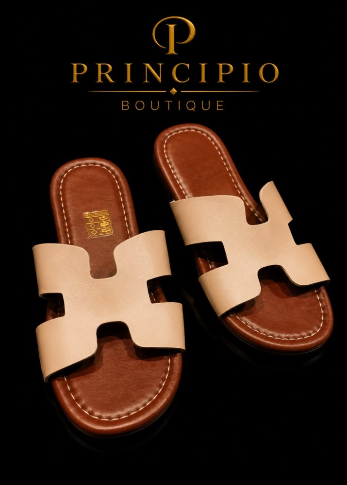sandalias planas con diseño tipo h de niña talla 33