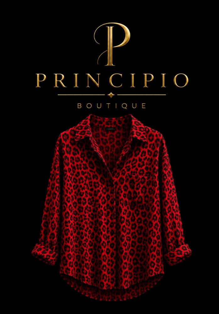camisa de estampado de animal print