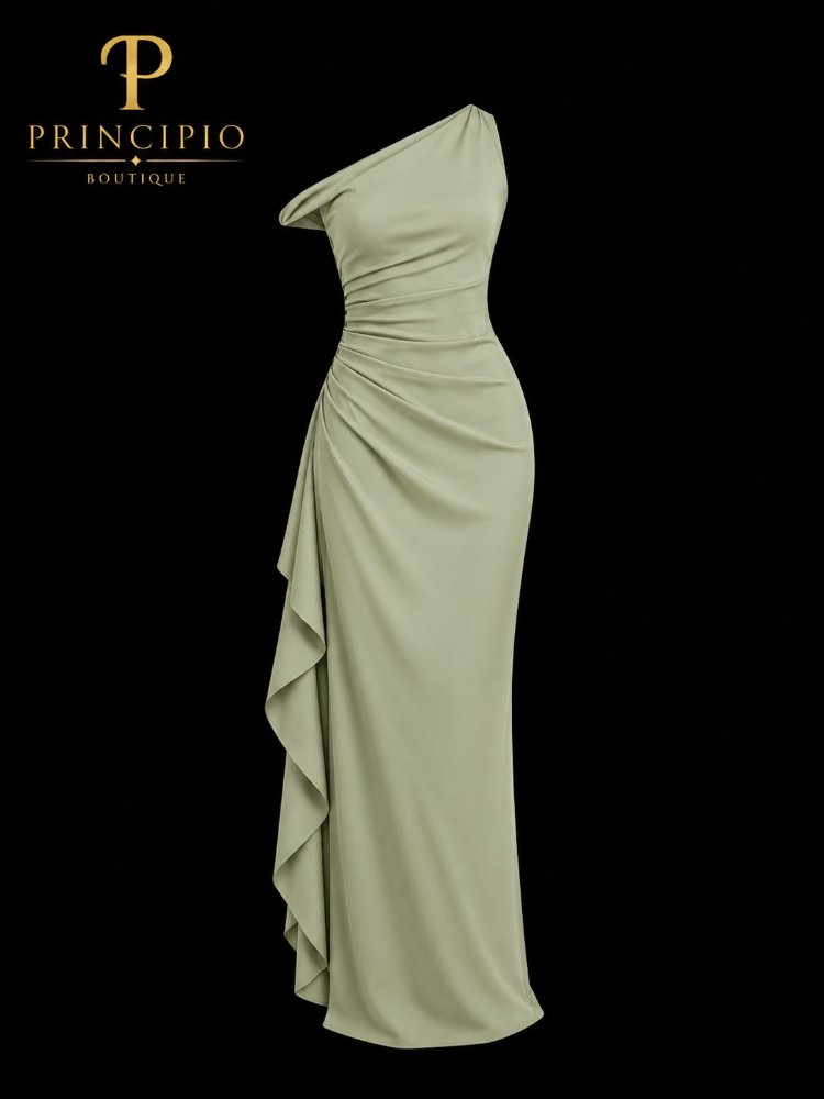 VESTIDO VERDE OLIVA