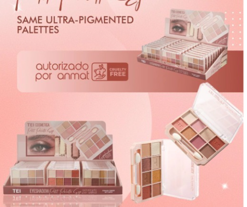PALETA DE SOMBRAS TEI X8