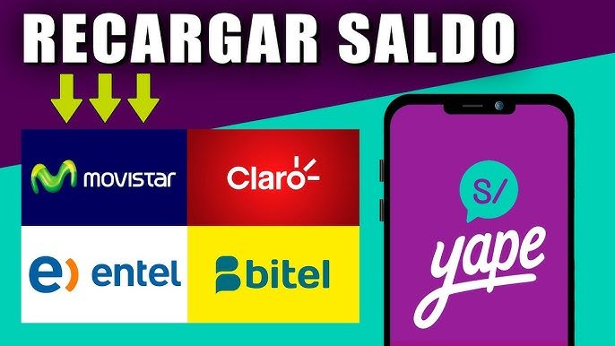 RECARGAS YAPE S/3.00 A S/20.00 (COMISIÓN 0.50)
