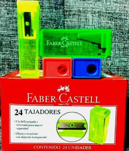 TAJADOR DE BOLSILLO CON DEPOSITO - FABER CASTELL