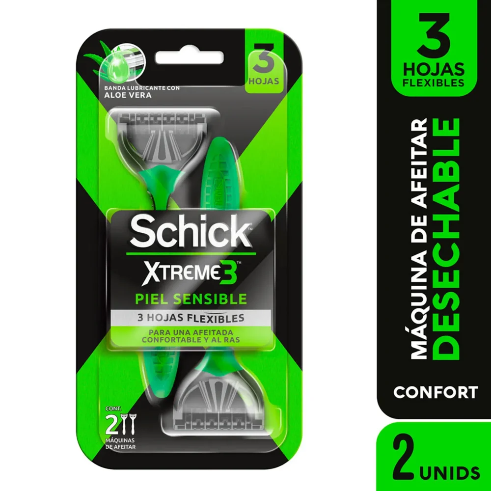 RASURADOR 3 HOJAS - SCHICK XTREME 3