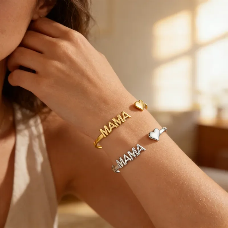 73214-BRAZALETE DORADO FINO MAMA