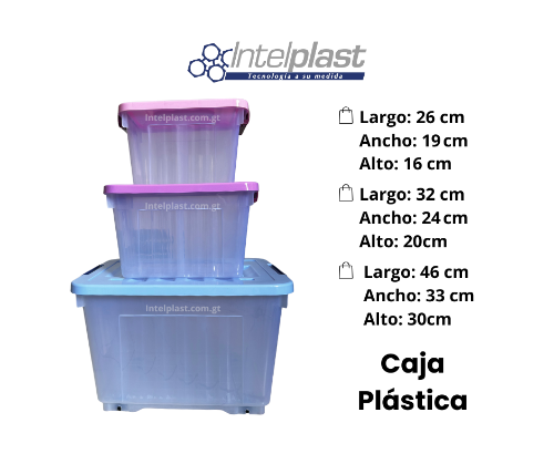 Caja Plástica con Agarrador