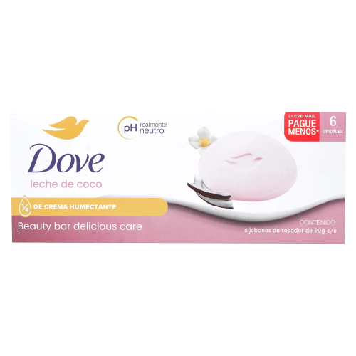 Jabon Dove Barra coco