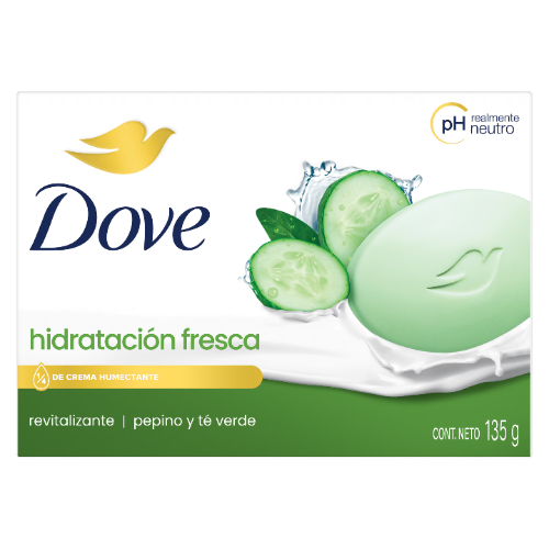Jabon Dove Barra Pepino